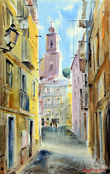 Watercolor 63 Lisbon street