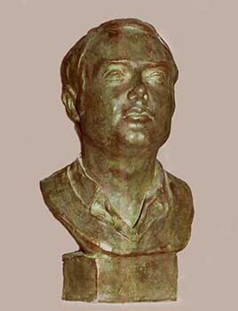 Bust in bronze portrait to Diego Marquez
