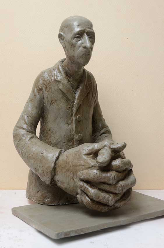 Escultura en bronce- Manuel Domínguez