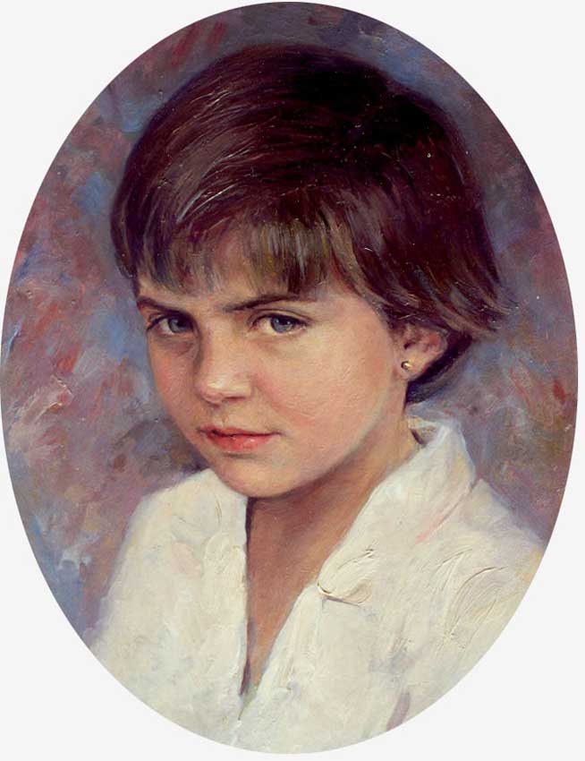 Oil portrait. Manuel Domínguez 1