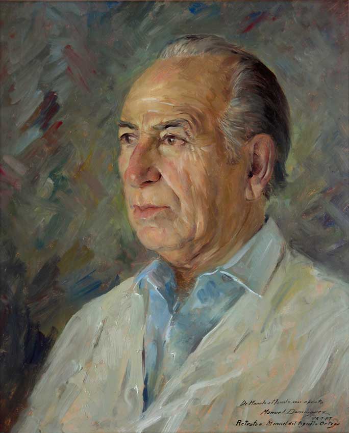Oil portrait. Manuel Domínguez 2
