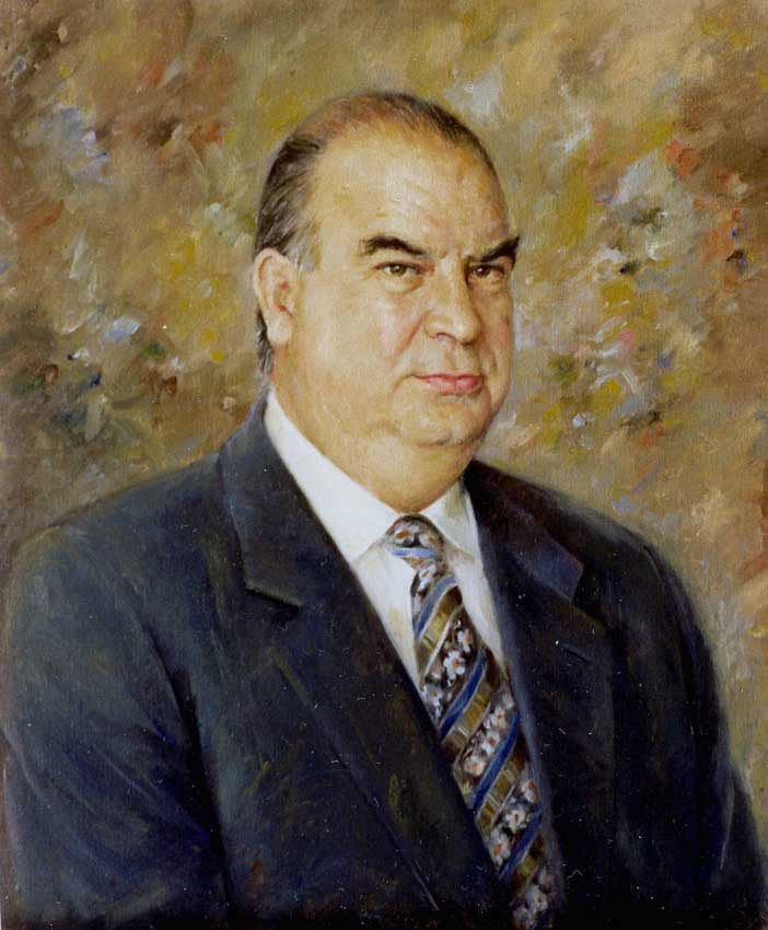 Oil portrait. Manuel Domínguez 27