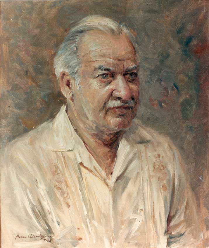 Oil portrait. Manuel Domínguez 31