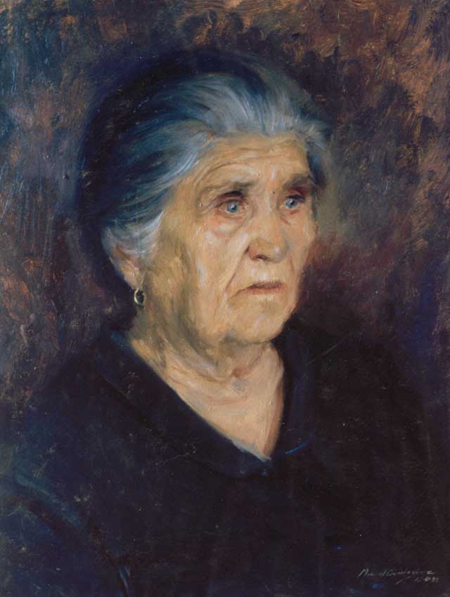 Oil portrait. Manuel Domínguez 33