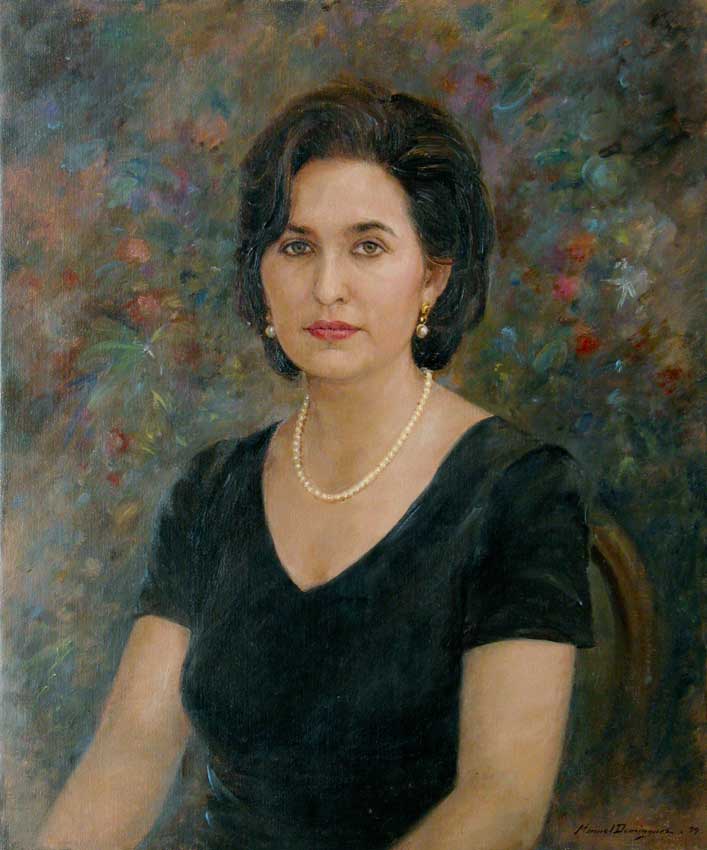 Oil portrait. Manuel Domínguez 40