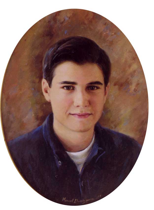 Oil portrait. Manuel Domínguez 50