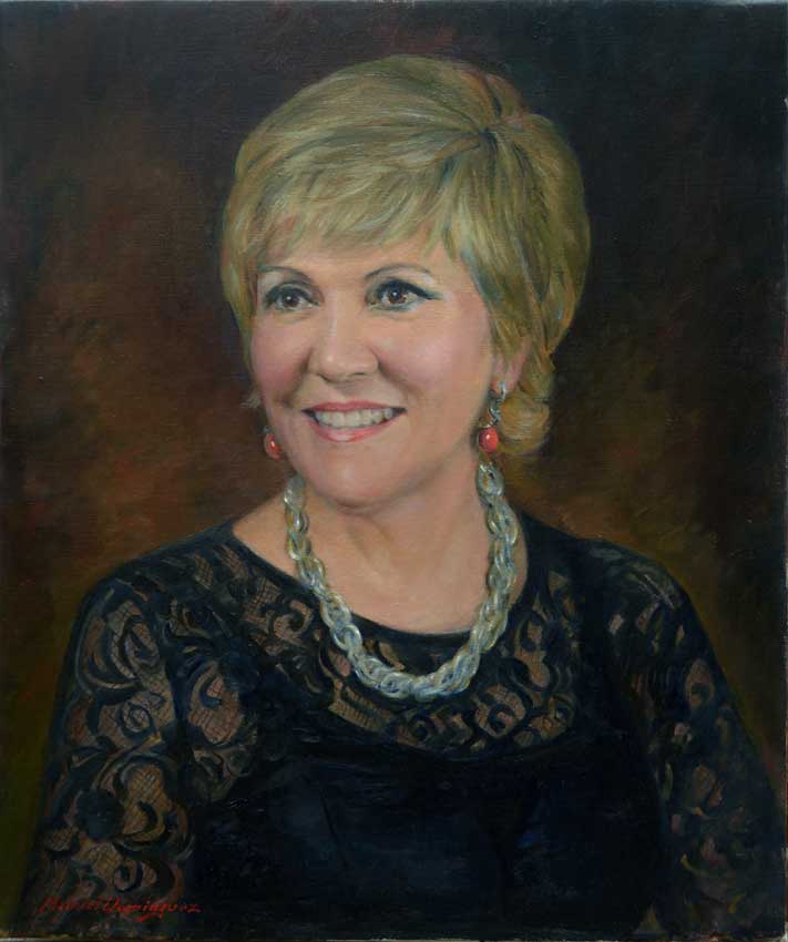 Oil portrait. Manuel Domínguez 56