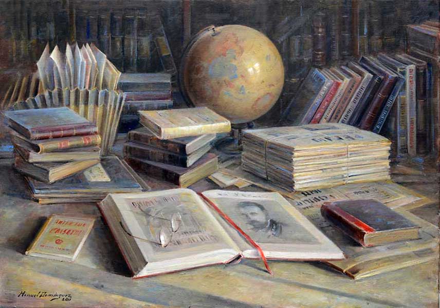 La Esfera, pintura al óleo de Manuel Domínguez